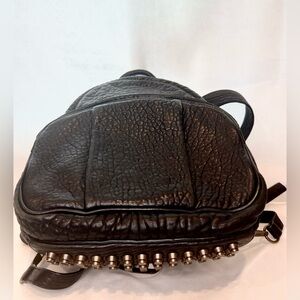 Alexander Wang Black  Pebble Leather with dark bronze hardware